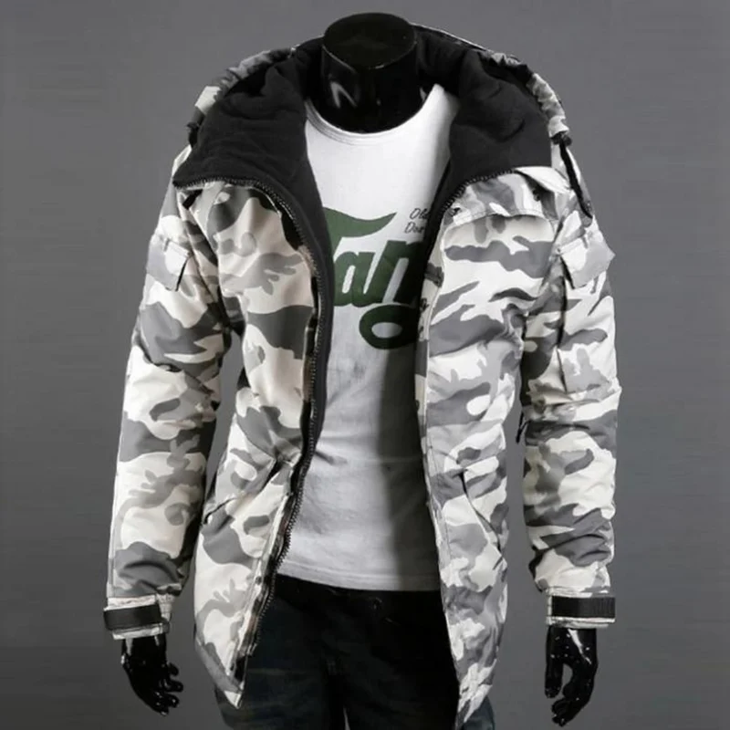 Camouflagejack met Capuchon voor Heren
