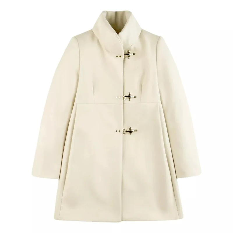 Fay Romantic Jas Van Wool Off White - Match Laren