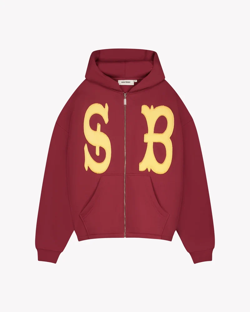 Saint Blanc SWEATER DESERT BLOOM LOOSE ZIPPER ROOD