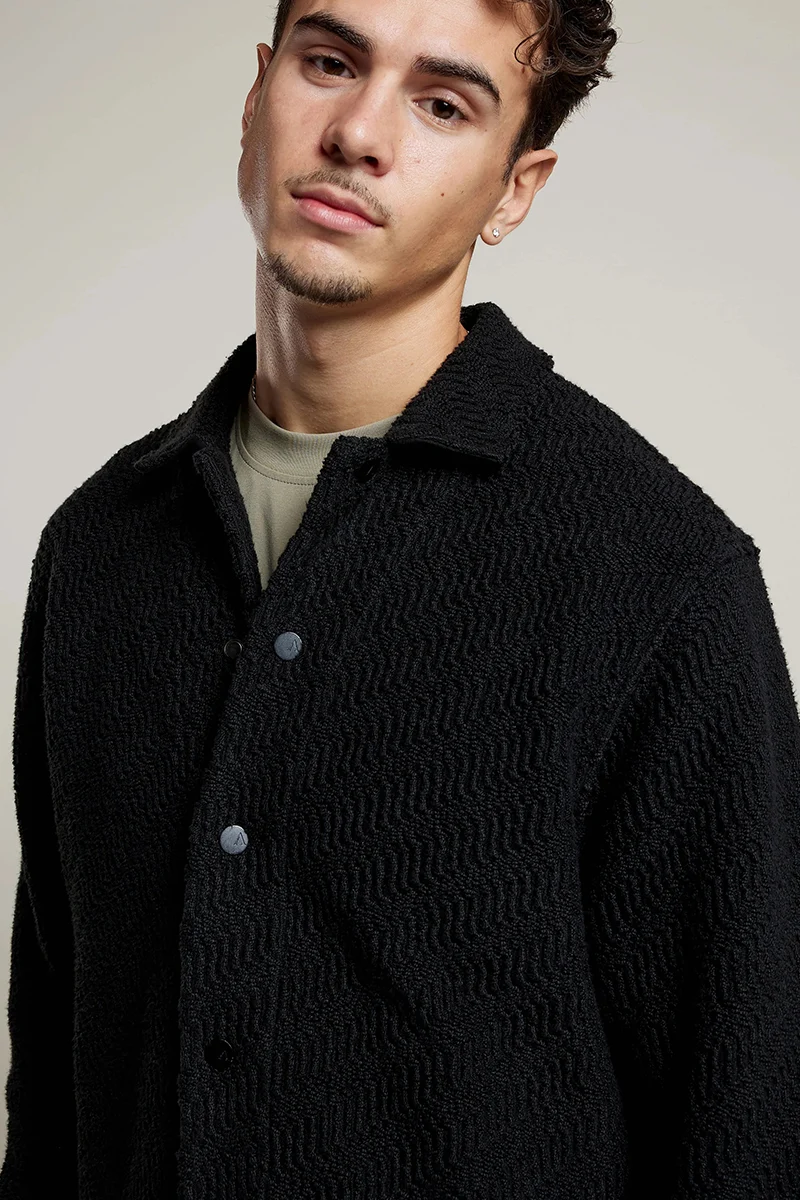 AEDEN SHIRT DOUGLAS SHIRT ZWART