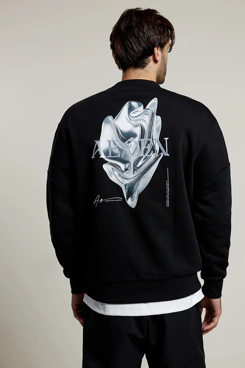 AEDEN SWEATER MOSHIN SWEATER ZWART