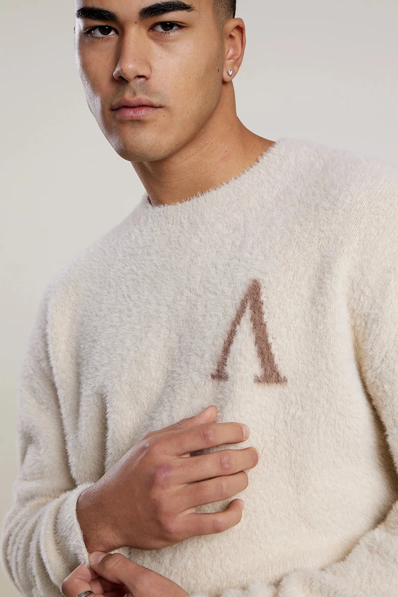 AEDEN SWEATER HARRY PULL OFF WHITE