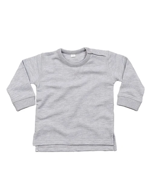 Babybugz - Baby Sweatshirt - Heather Grey Melange