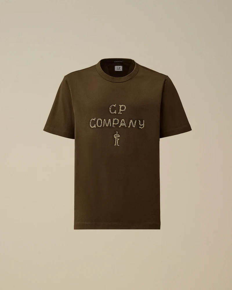 CP COMPANY T-SHIRT 19CMTS111A GROEN
