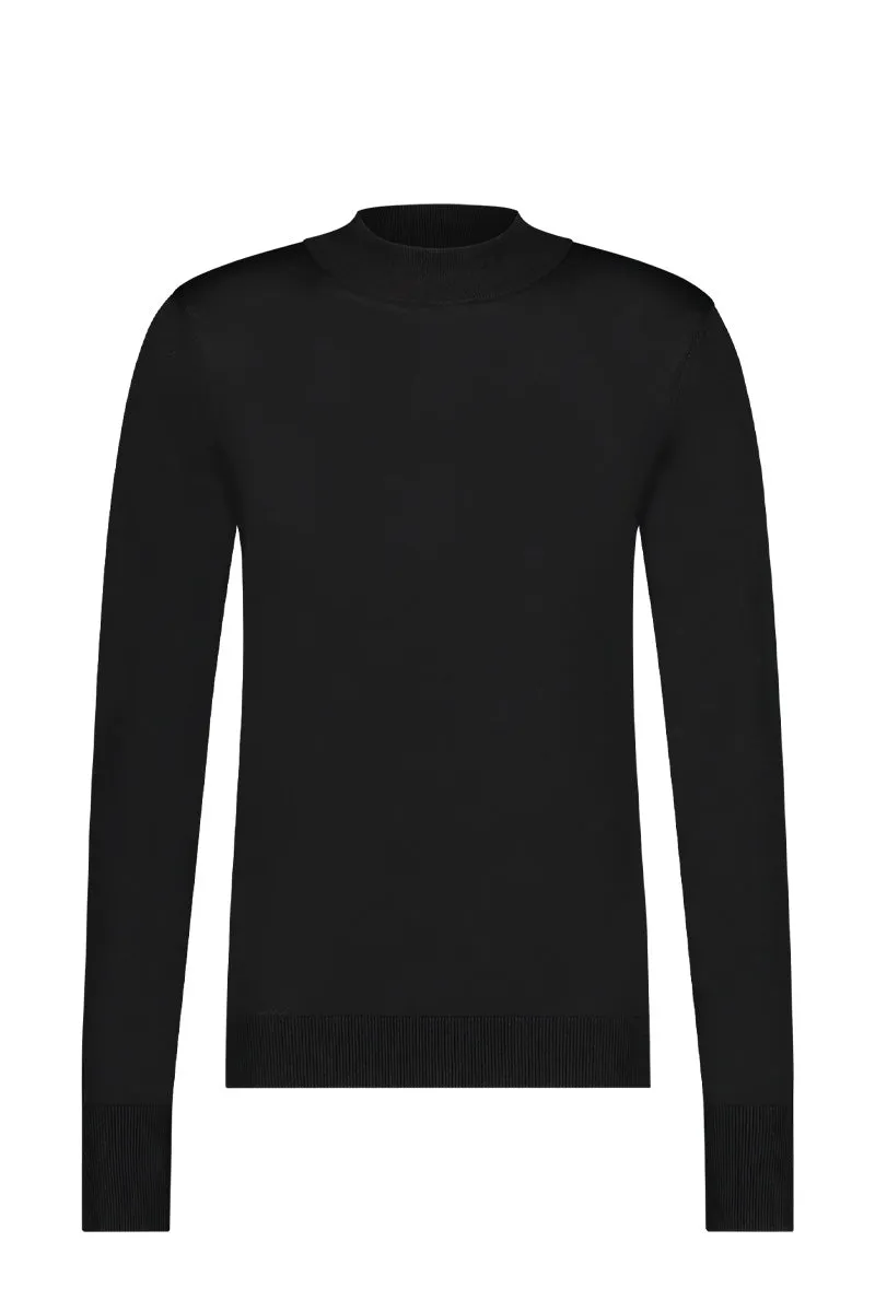 AEDEN TRUI NORMANO KNIT ZWART