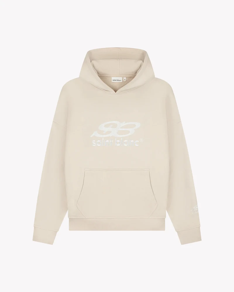 Saint Blanc SWEATER OBLIQUE HOODIE BEIGE
