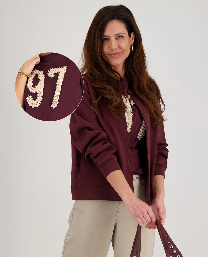 Tee Flower | Burgundy