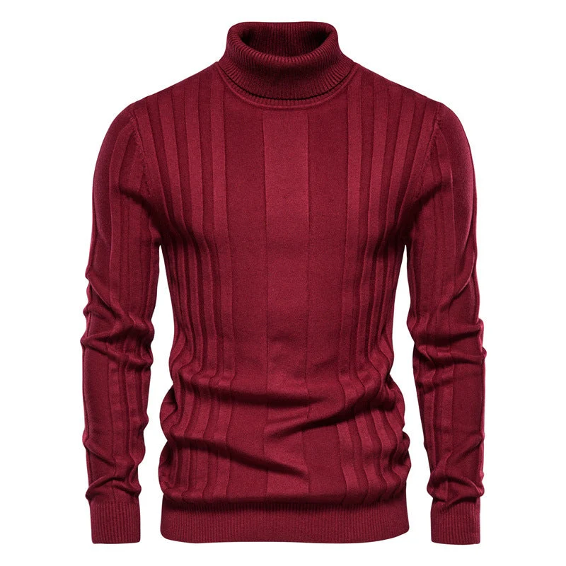 Coltrui Heren Slim Fit Gebreid met Scherp Modern Silhouet en Warmte