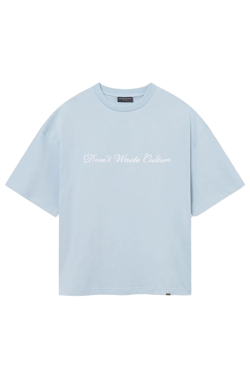 DONT WASTE CULTURE T-SHIRT Suren L-BLAUW