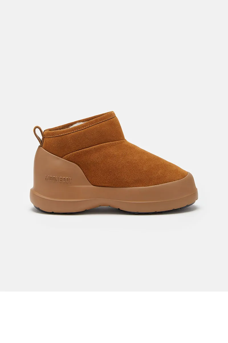 MOON BOOT SCHOENEN MB LUNA LOW BOOT SUEDE L-BRUIN