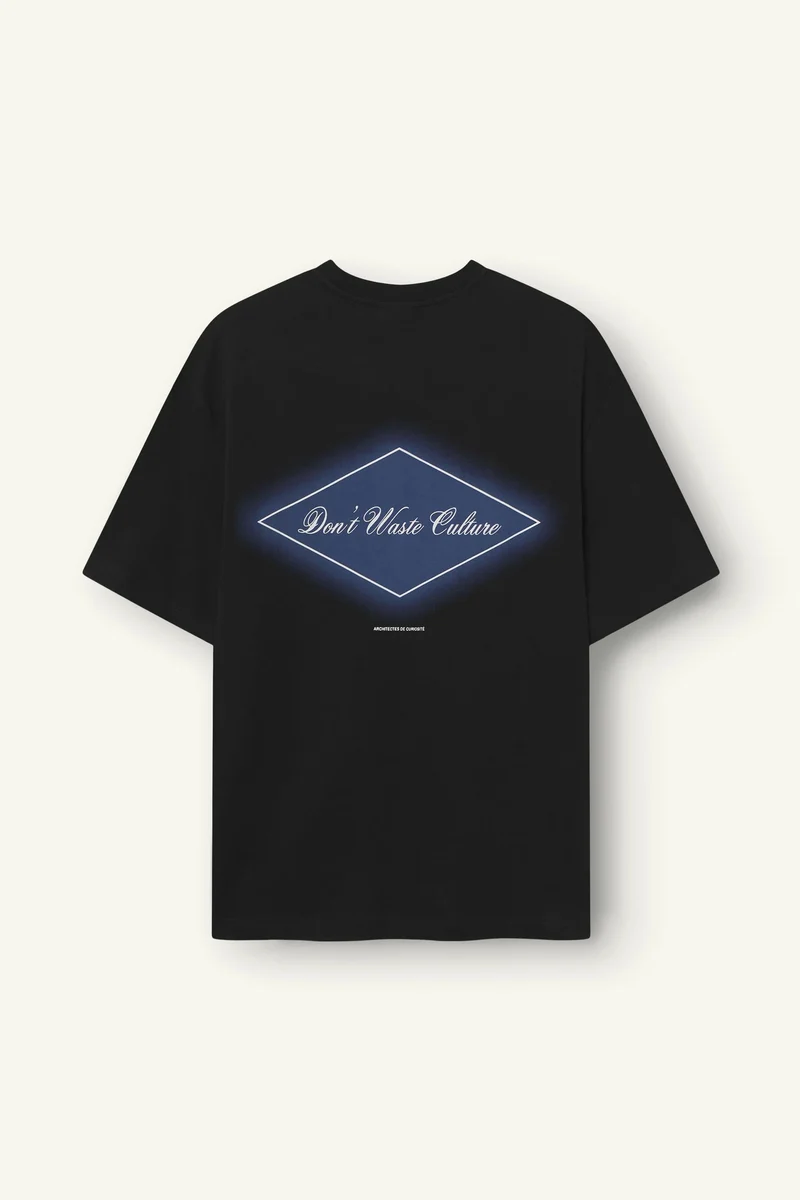 DONT WASTE CULTURE T-SHIRT ANVAYA ZWART