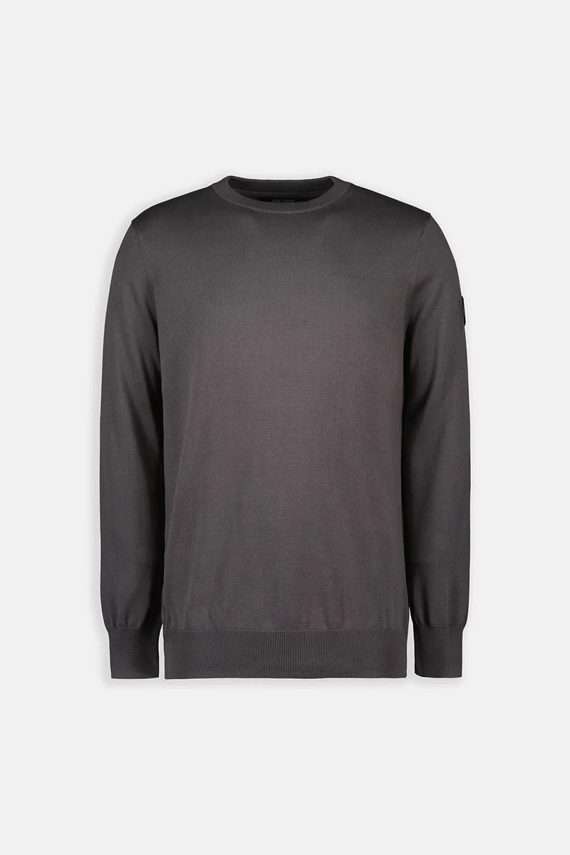 AIRFORCE TRUI KNITWEAR ROUND NECK D-GRIJS