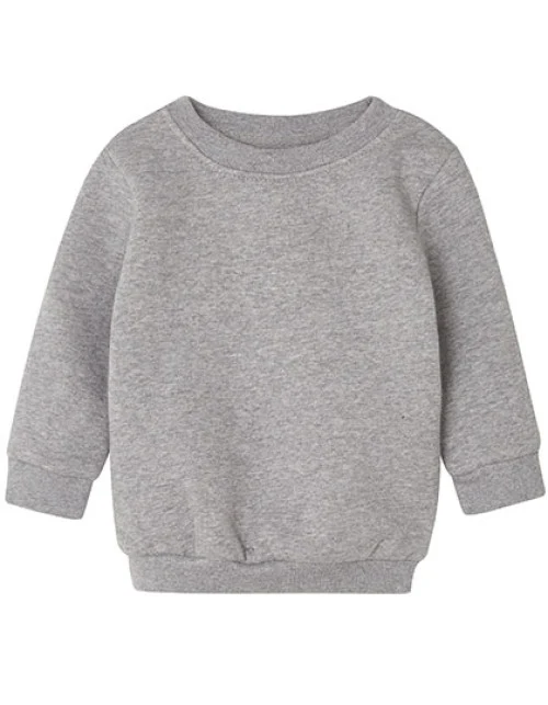 Babybugz - Baby Essential Sweatshirt - Heather Grey Melange