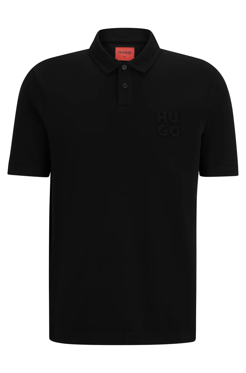 HUGO BOSS POLO DROUTS ZWART