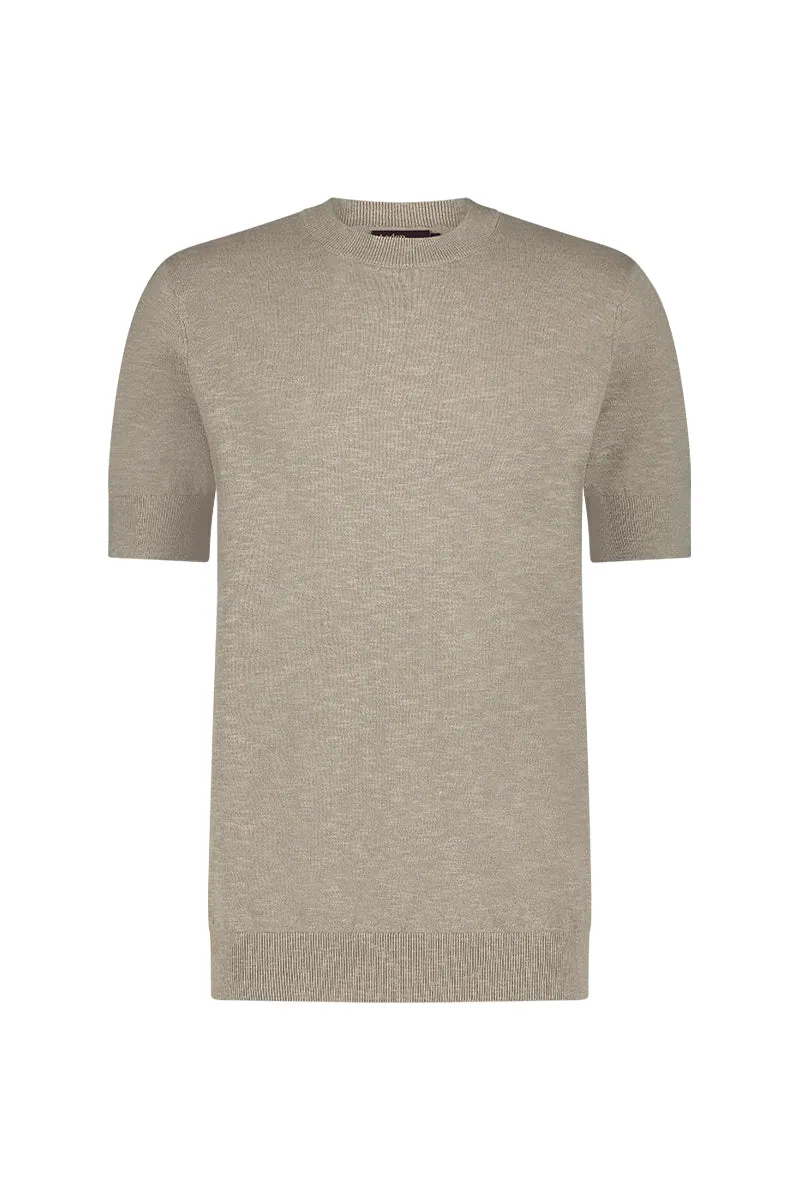 AEDEN T-SHIRT LAURENCE BEIGE