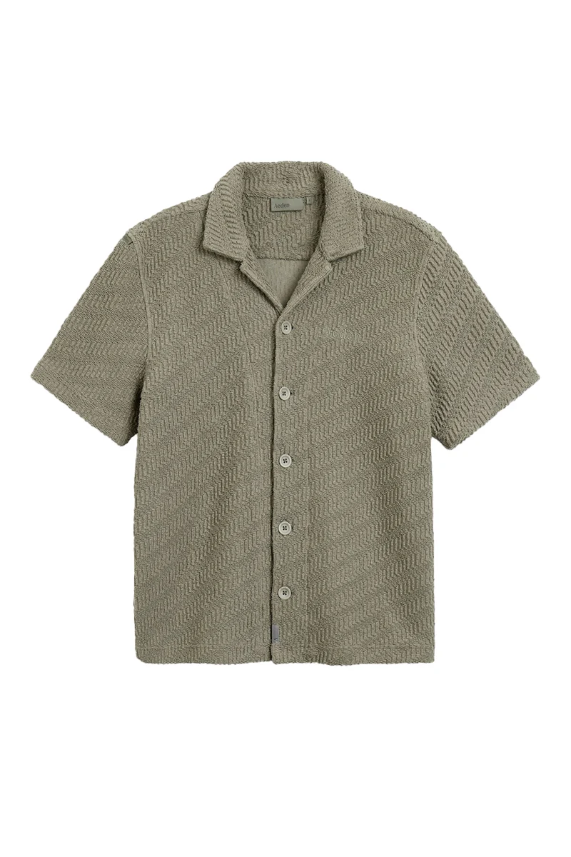 AEDEN SHIRT ELVIO SHIRT OV. GROEN