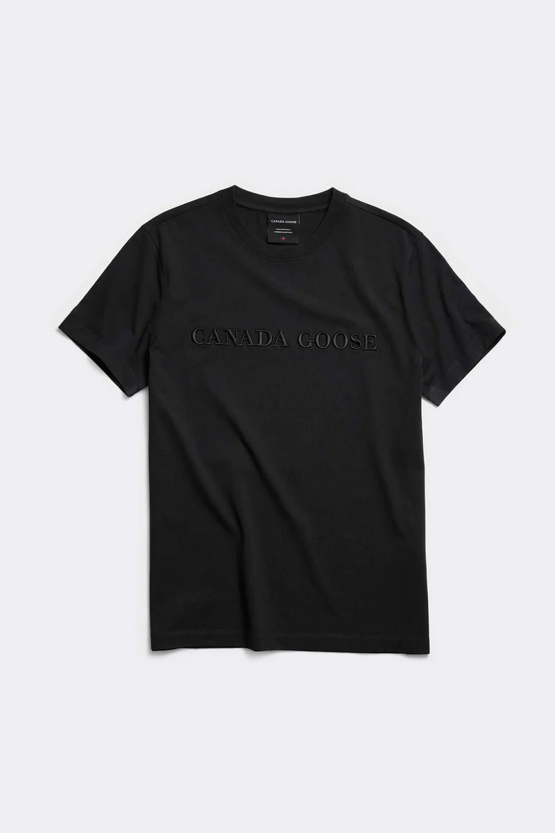 CANADA GOOSE T-SHIRT EMERSEN T-SHIRT ZWART