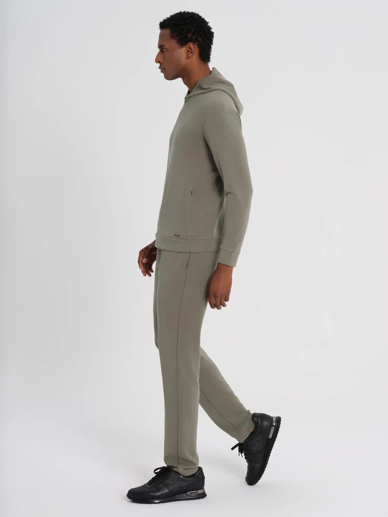 DADADO JOGGING TOP BAMBU HOODIE KHAKI