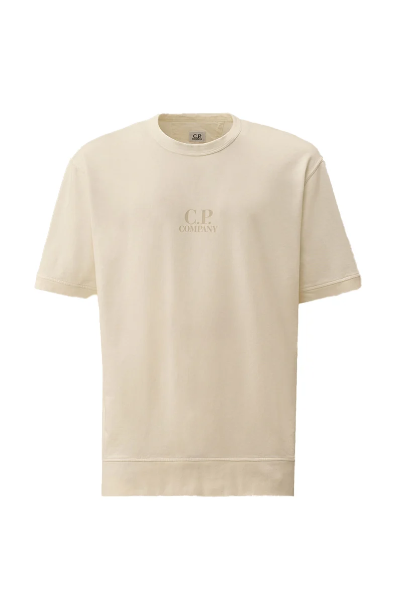 CP COMPANY T-SHIRT 18CMSS159A OFF WHITE
