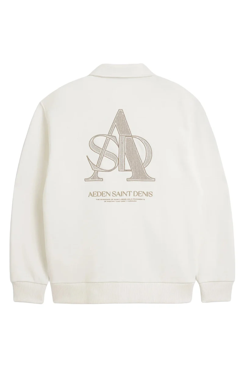 AEDEN SWEATER SAGE VEST OFF WHITE