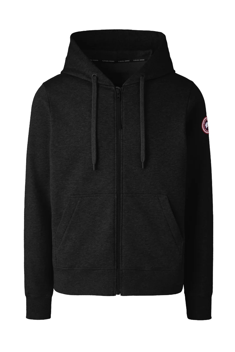 CANADA GOOSE SWEATER HURON ZIP HOODY ZWART