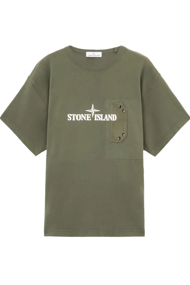STONE ISLAND T-SHIRT 811521079 L-BRUIN