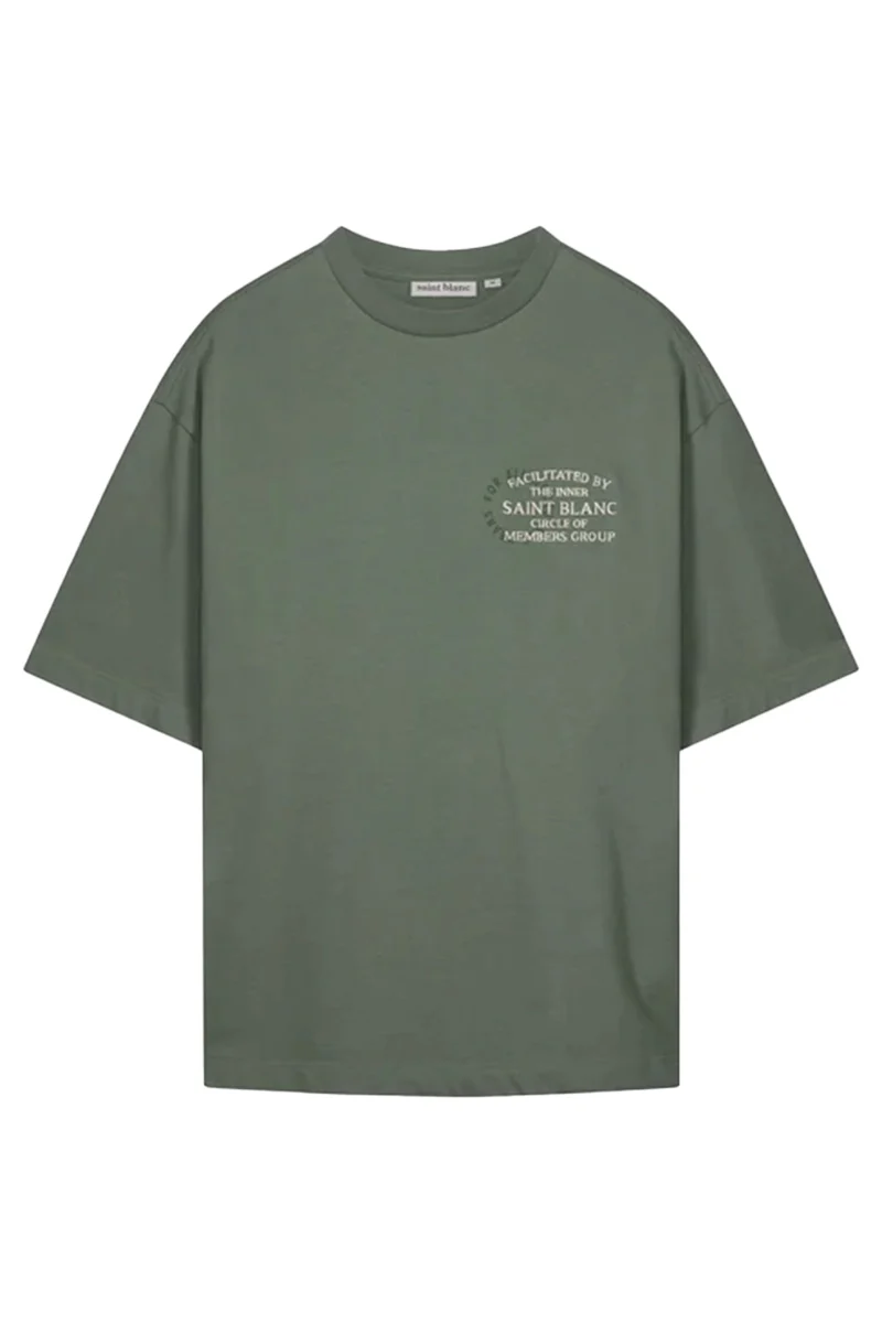Saint Blanc T-SHIRT INNER CIRCLE T-SHIRT GROEN