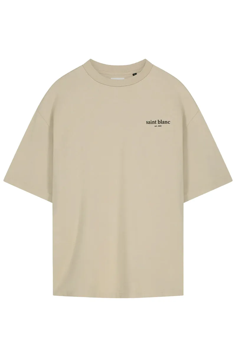 Saint Blanc T-SHIRT NO. 1 TEE L-BRUIN