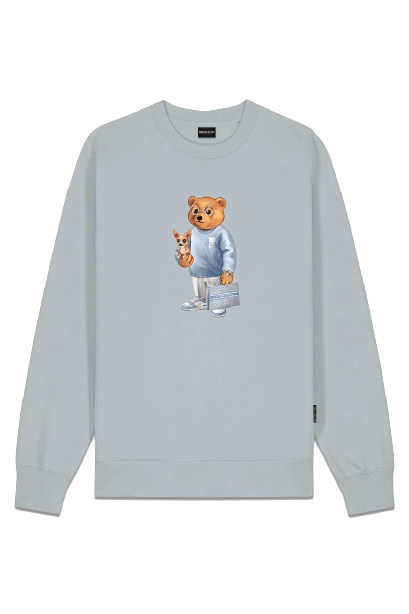 BARON FILOU SWEATER THE CHIHUAHUA BUDDY CXLIX SWEATER L-BLAUW