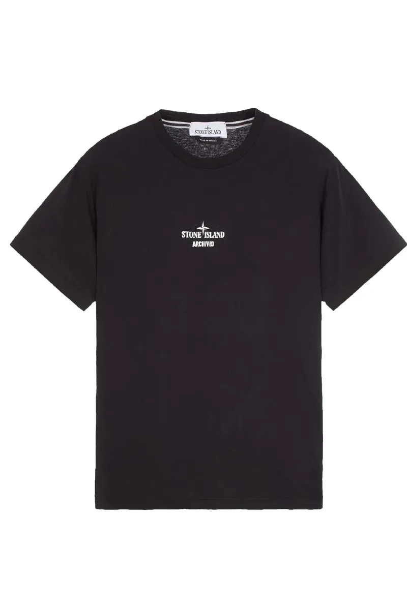 STONE ISLAND T-SHIRT 80152NS91 ZWART