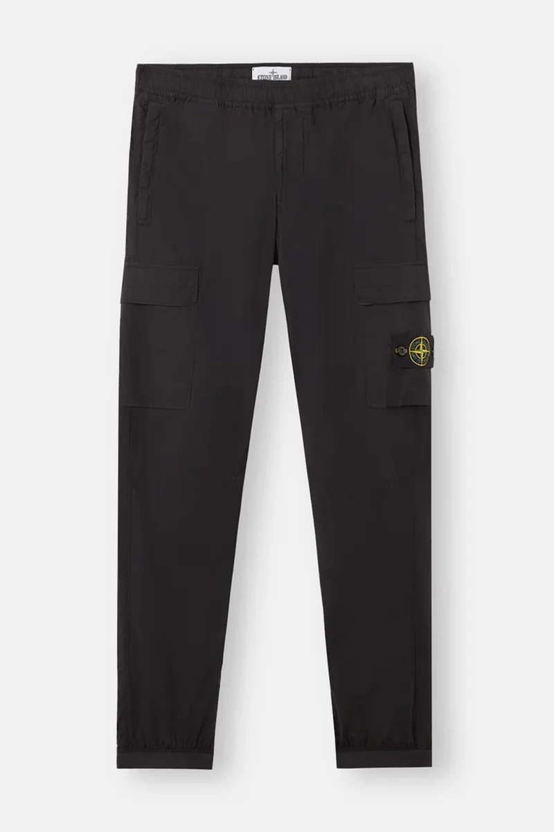 STONE ISLAND PANTALON 31000313 S0010 ZWART