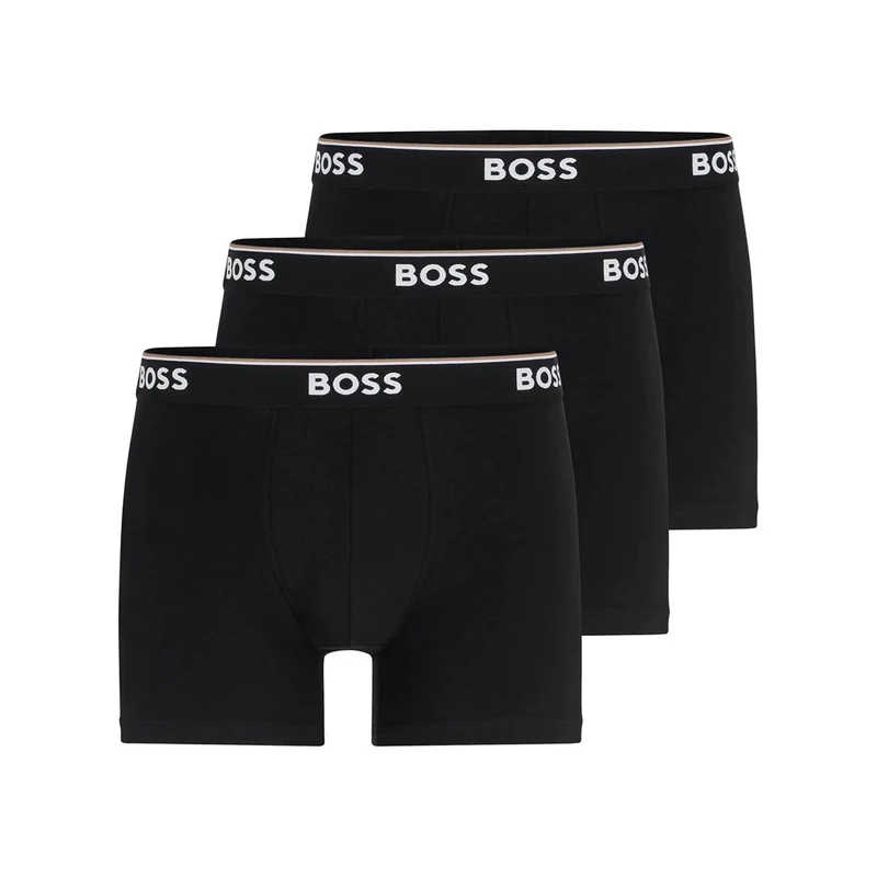 HUGO BOSS ONDERGOED BOXER 3P POWER ZWART
