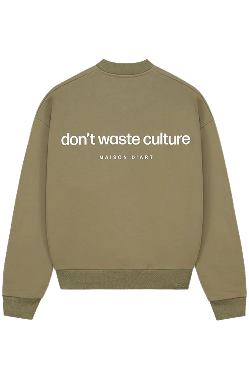 DONT WASTE CULTURE SWEATER MATT L-BRUIN