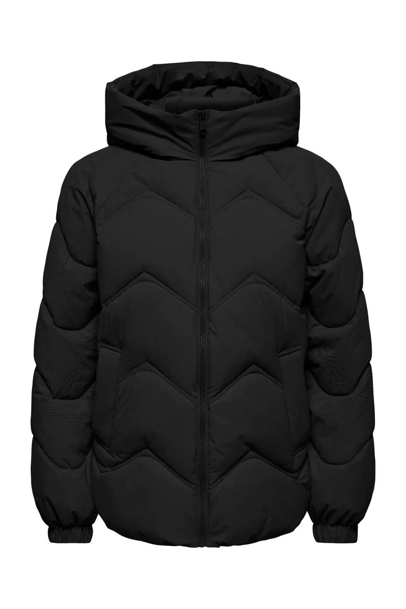 Jdy - Jdypower Short Hood Puffer Hab - 5040899 Black