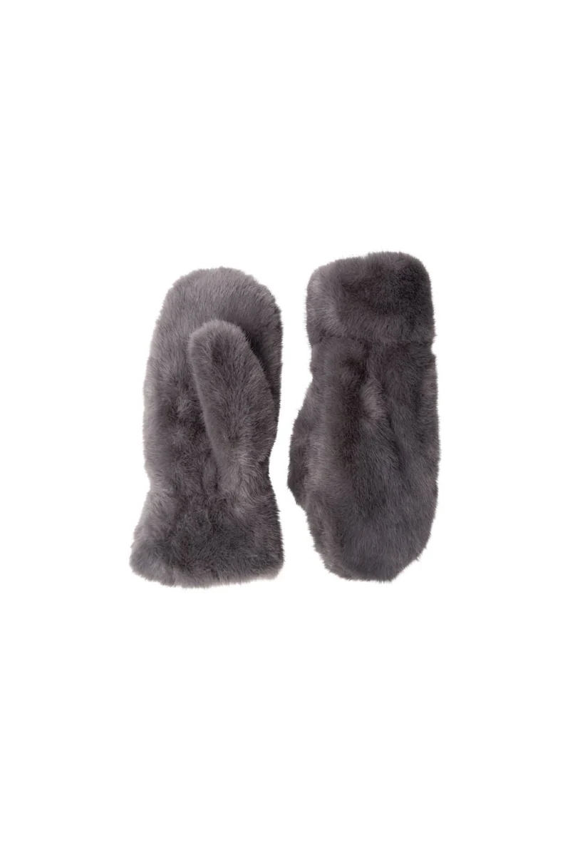 Black Colour - Bcblaze Soft Mittens 8022 - Dark Grey
