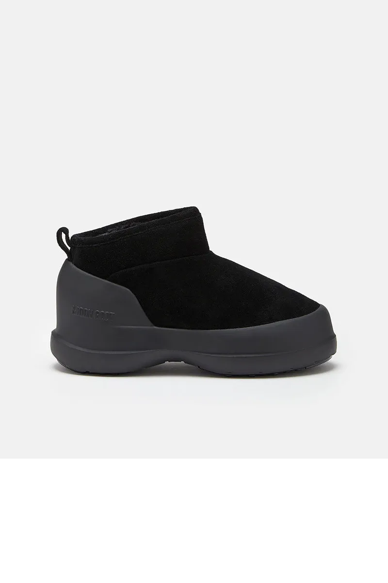 MOON BOOT SCHOENEN MB LUNA LOW BOOT SUEDE ZWART