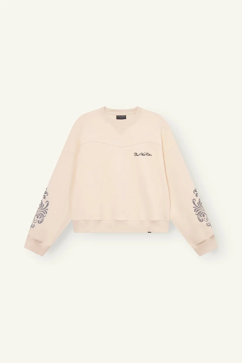 DONT WASTE CULTURE SWEATER GRAVIEN OFF WHITE