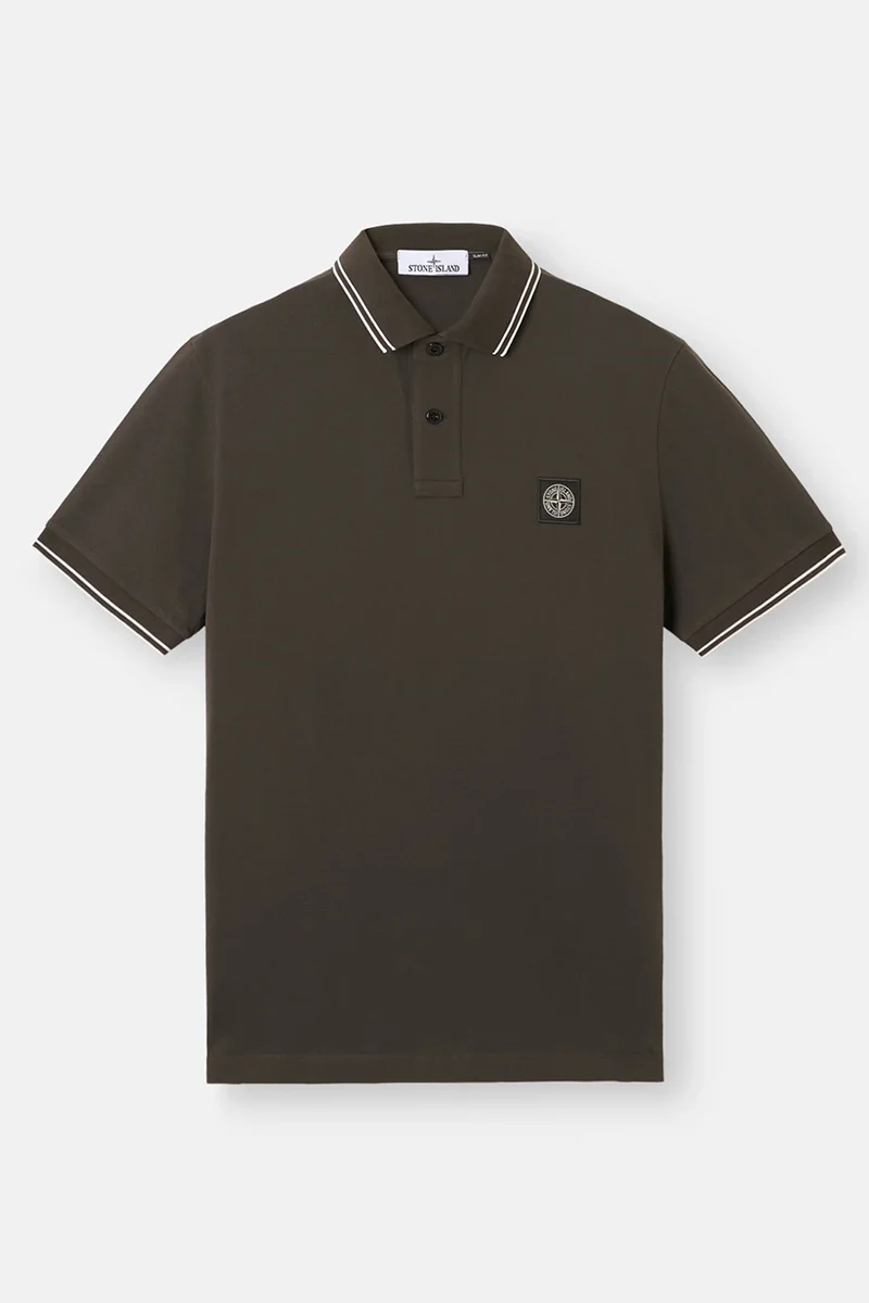 STONE ISLAND POLO K2K15 2200007 S0018 GRIJS