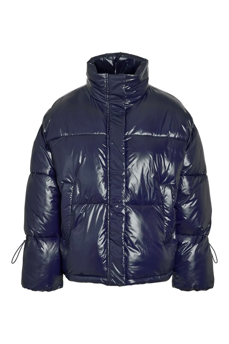 Noisy May - Nmallie Shiny Puffer - 5024143 Navy Blazer