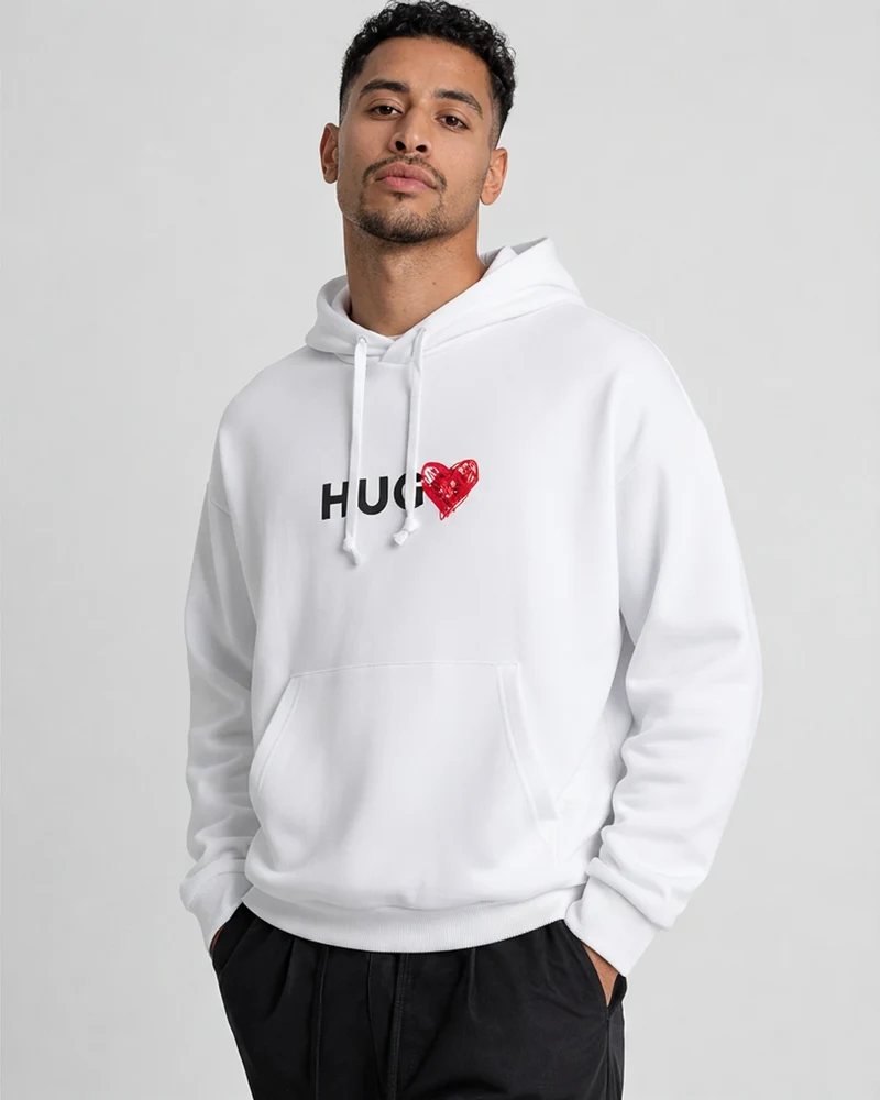 HUGO BOSS SWEATER DEWGILI WIT