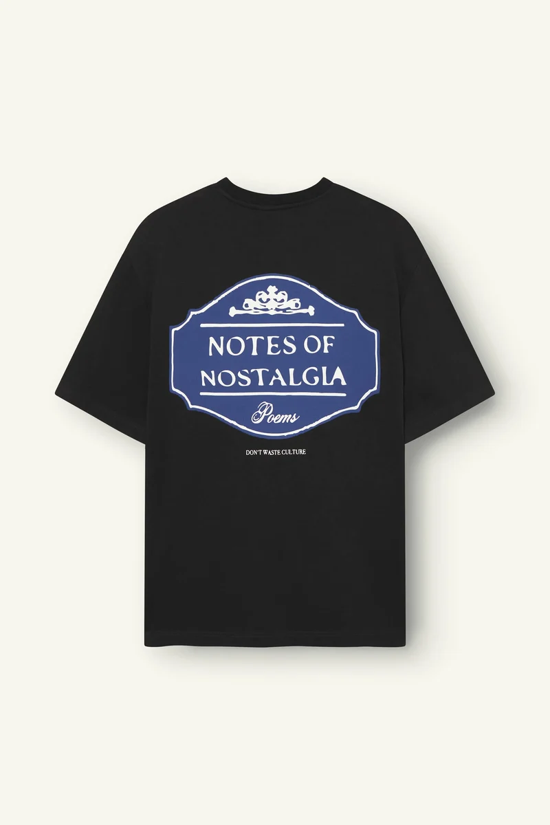 DONT WASTE CULTURE T-SHIRT XANDOR ZWART