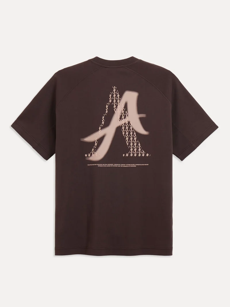 AEDEN T-SHIRT YONO TEE D-BRUIN