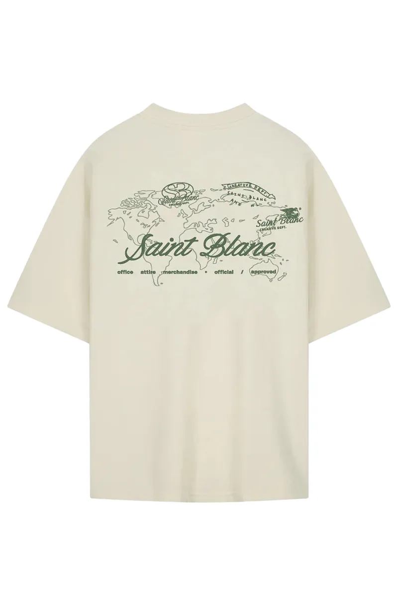 Saint Blanc T-SHIRT OFFICE MERCH T-SHIRT OFF WHITE