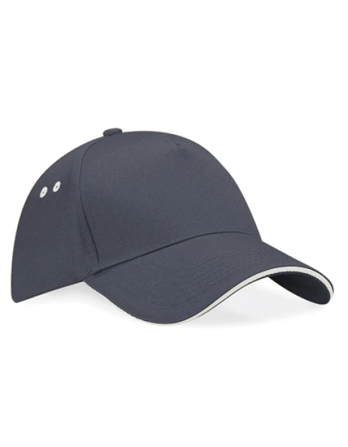 Beechfield - Ultimate 5 Panel Cap - Sandwich Peak - Graphite Grey