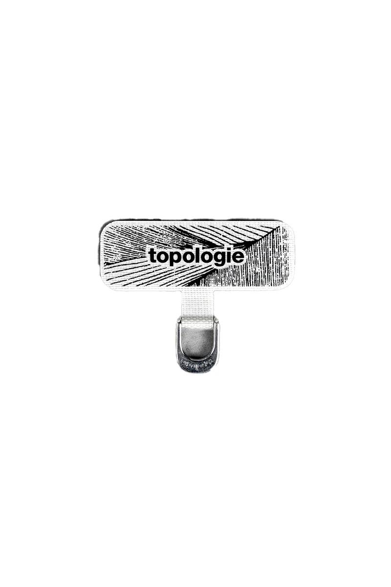 TOPOLOGIE ACCESSOIRE PHONE CASES D-RING PHONE STRAP ADAPTER GRIJS
