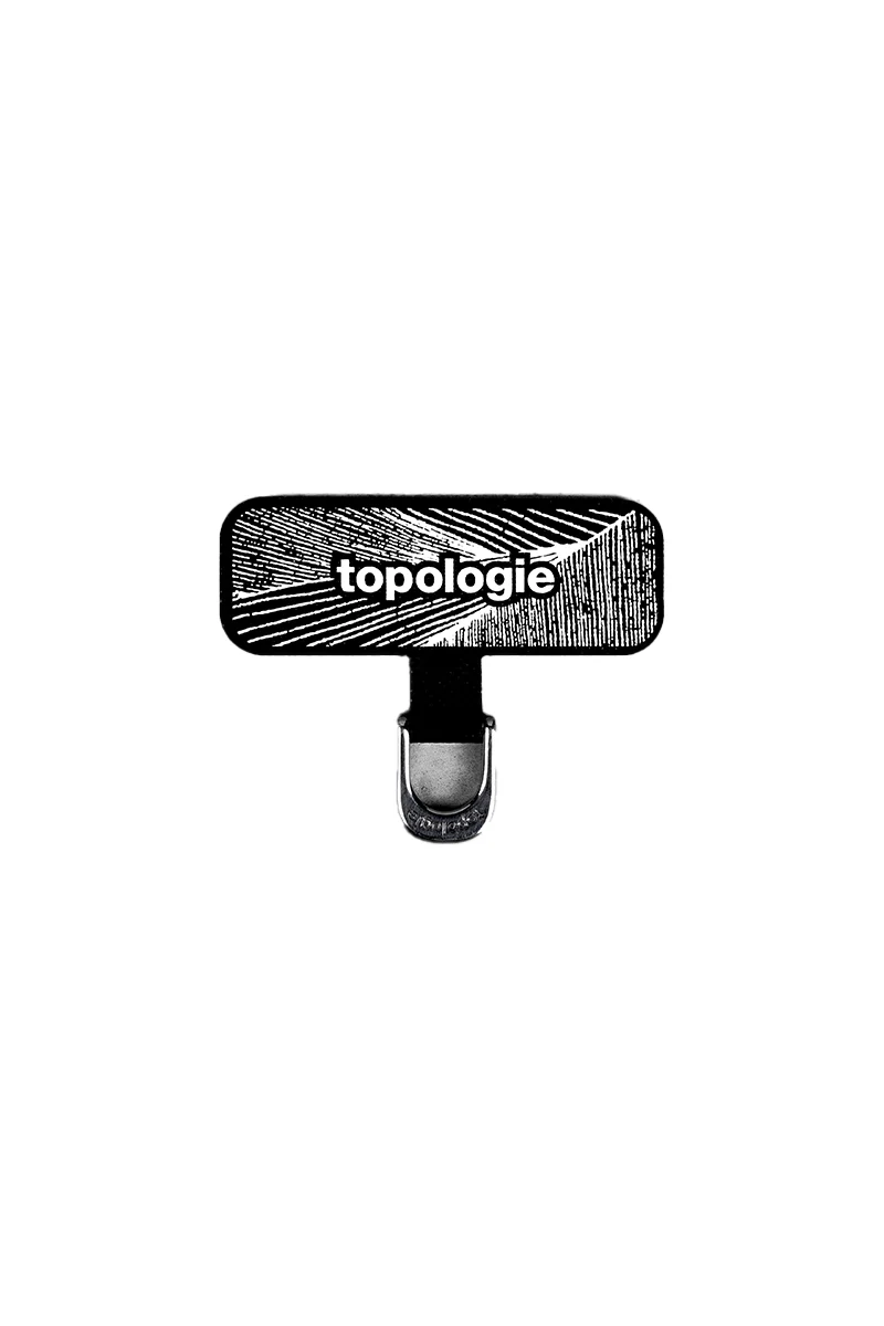 TOPOLOGIE ACCESSOIRE PHONE CASES D-RING PHONE STRAP ADAPTER ZWART