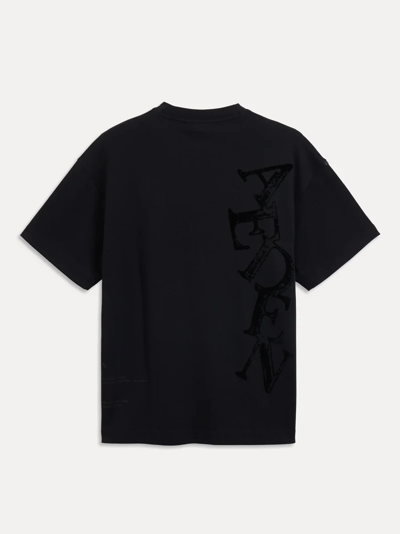 AEDEN T-SHIRT VINCENT TEE ZWART