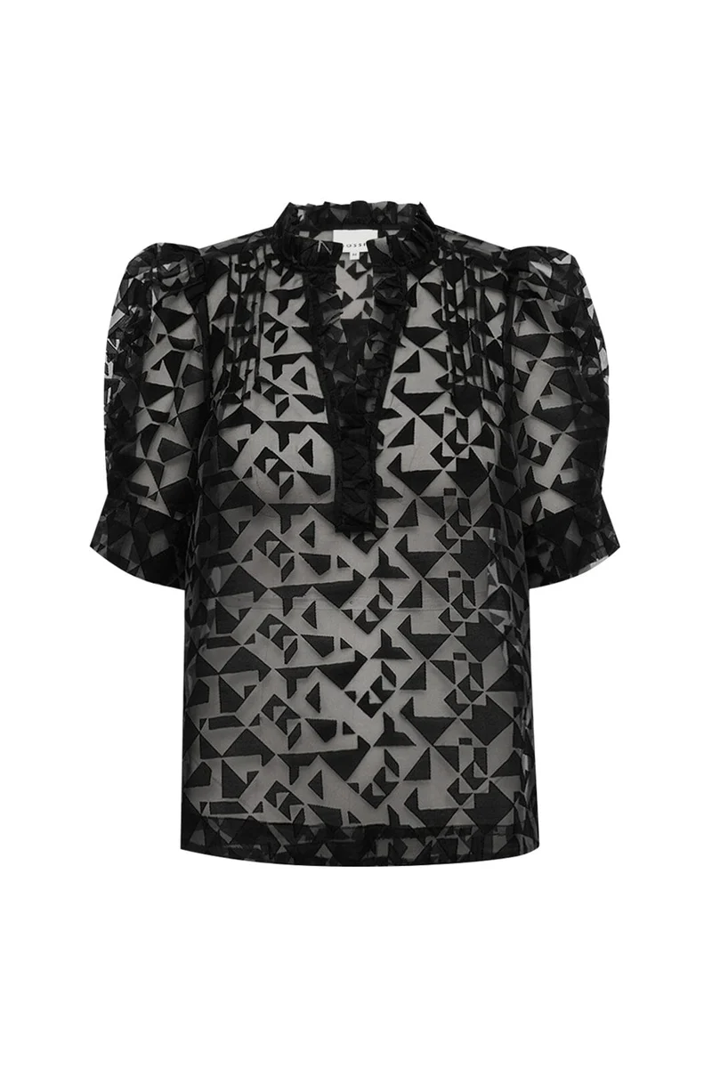 Gossia - Amargo Ink Blouse G3151 - Black