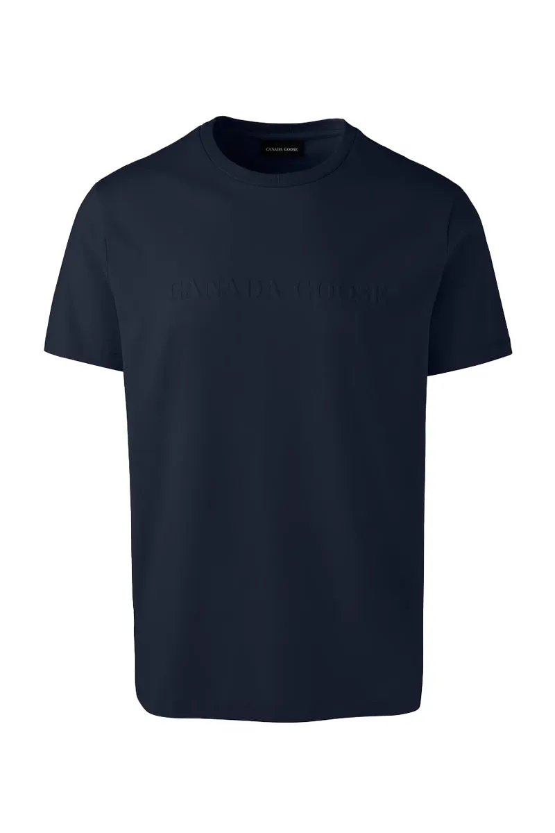 CANADA GOOSE T-SHIRT EMERSON MEN'S CREWNECK D-BLAUW