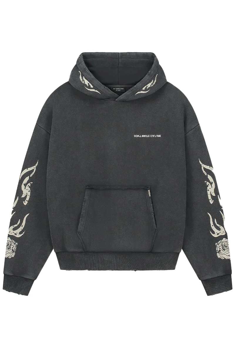 DONT WASTE CULTURE SWEATER ESCO ZWART